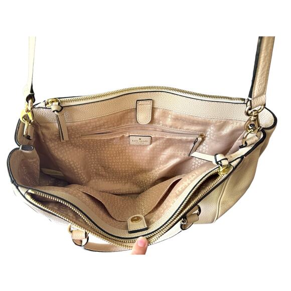 Kate Spade Mulberry Street Leighann Pebbled Leather Crossbody Tote - Picture 8 of 14